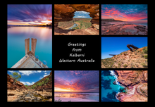 Load image into Gallery viewer, Greetings from Kalbarri - Folded Greeting Card 5x7 - Design 2