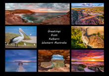 Load image into Gallery viewer, Greetings from Kalbarri - Folded Greeting Card 5x7 - Design 6