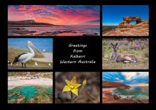 Load image into Gallery viewer, Greetings from Kalbarri - Folded Greeting Card 5x7 - Design 9